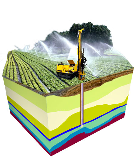 Schéma forage agricole